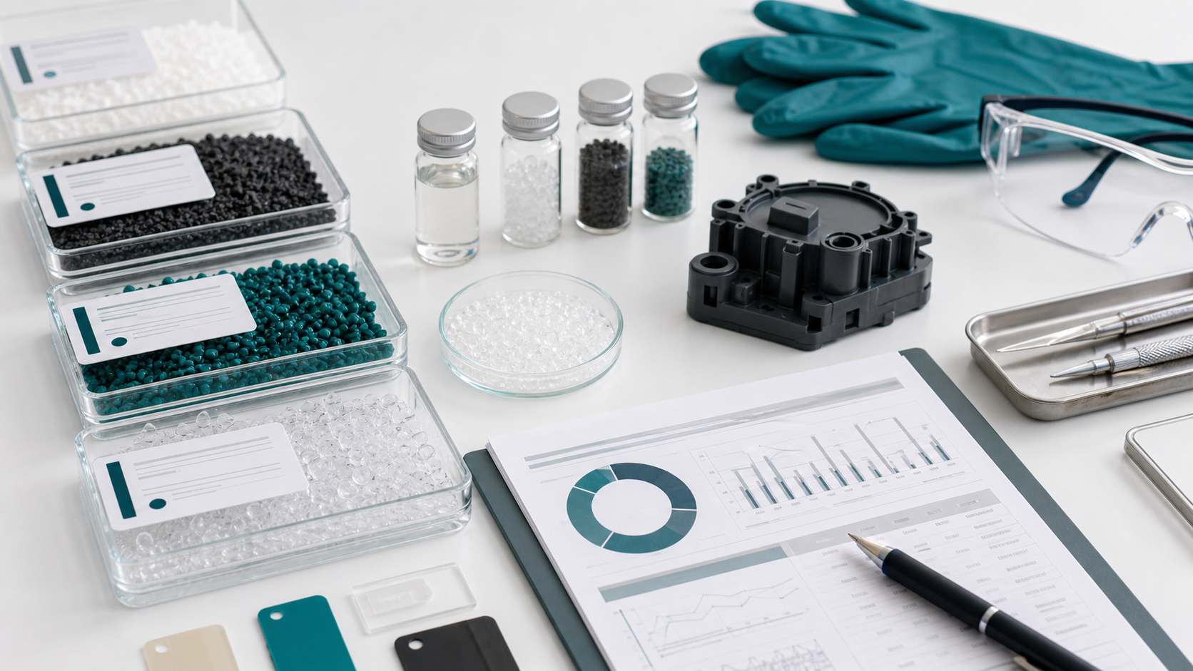 Material samples and restricted substance evidence records
